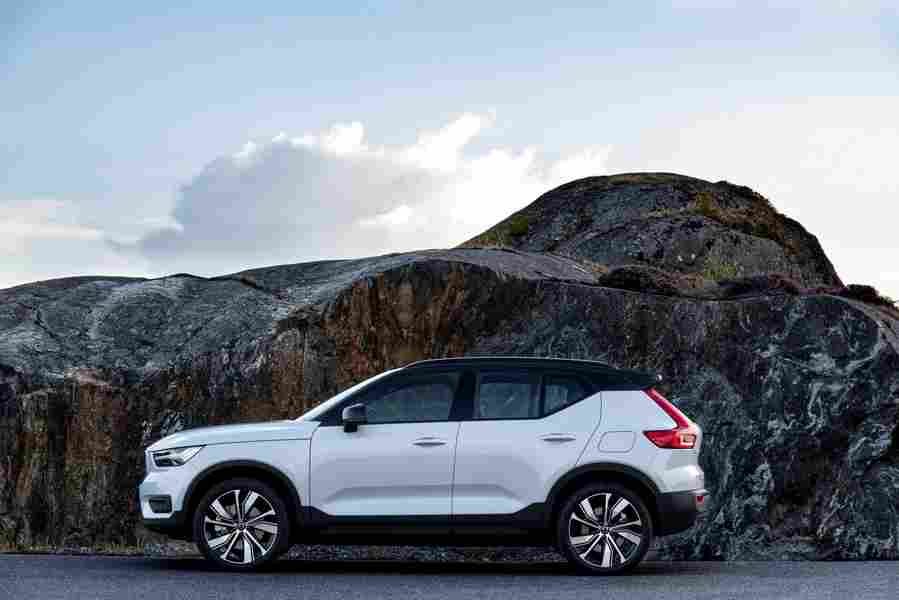 volvo c40 recharge 2021 7034 84 Car A4 Photo Print