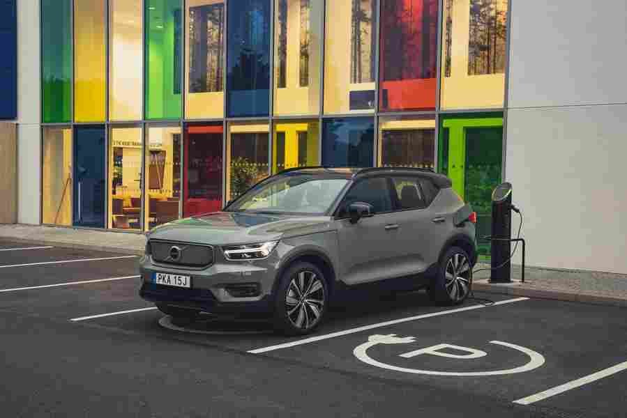 volvo c40 recharge 2021 7034 95 Car A4 Photo Print