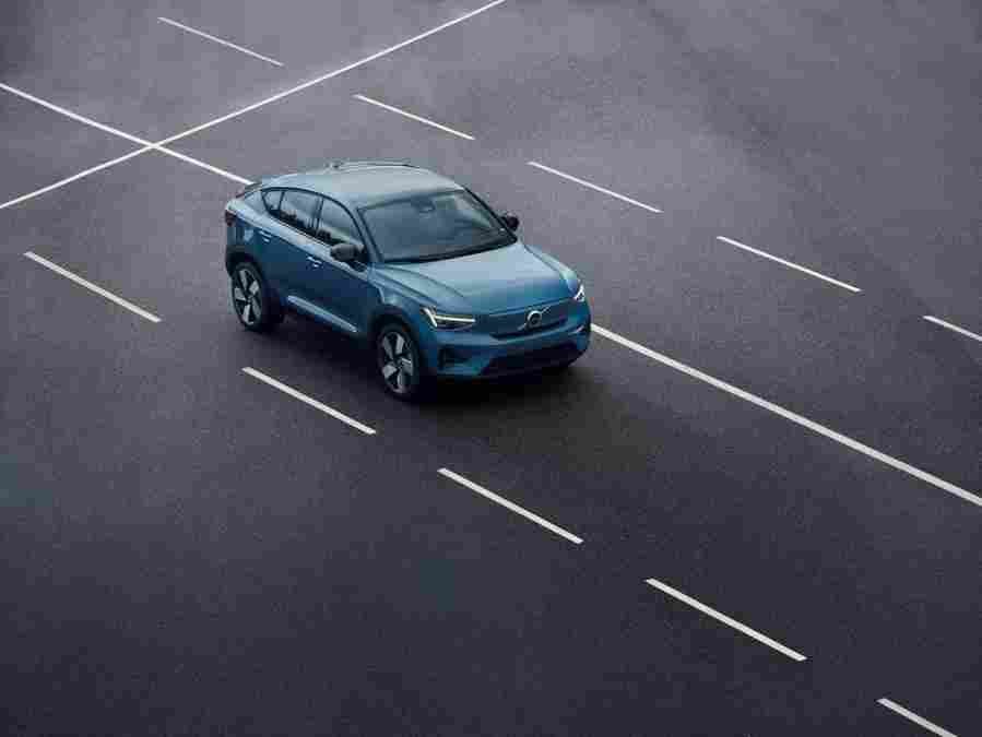 volvo c40 recharge 2022 7240 3 Car A4 Photo Print