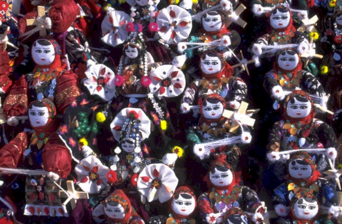 voodoo dolls parade 1980s 1990s A4 Photo Print