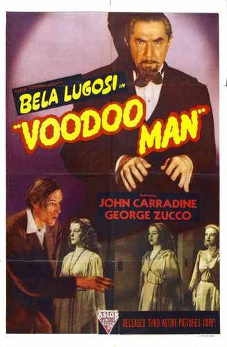 voodoo man  01 film star poster A4 Photo Print