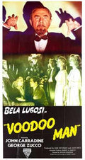 voodoo man  03 film star poster A4 Photo Print