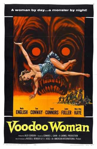 voodoo woman  01 film star poster A4 Photo Print