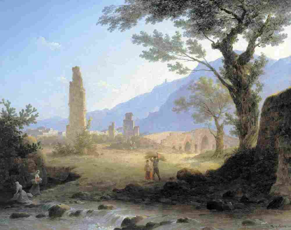 vorobiev maxim italian landscape Art A4 Photo Print