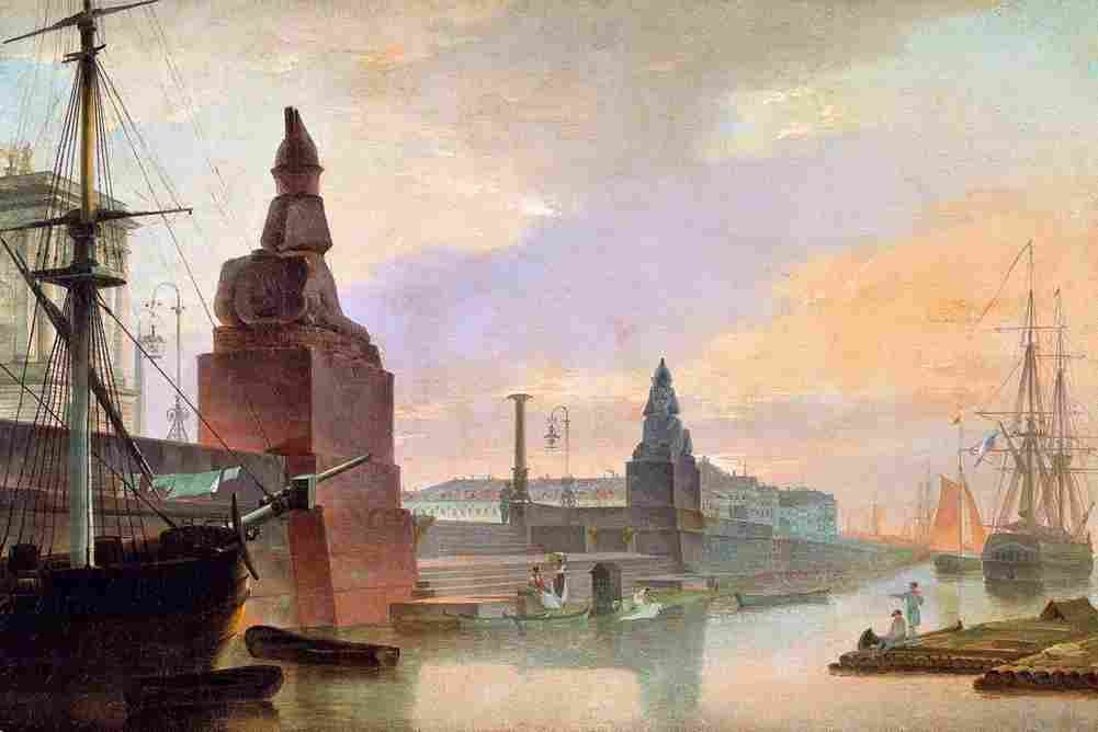 vorobiev maxim the neva embankment Art A4 Photo Print