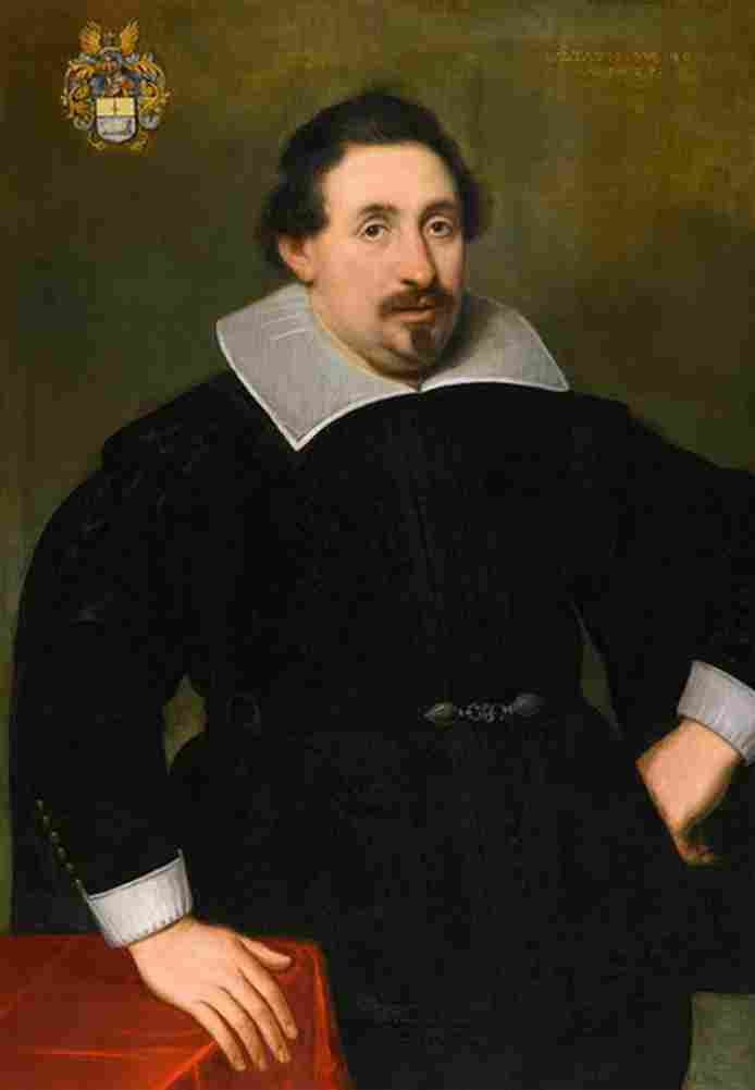 vos de cornelis portrait of henri moens Art A4 Photo Print