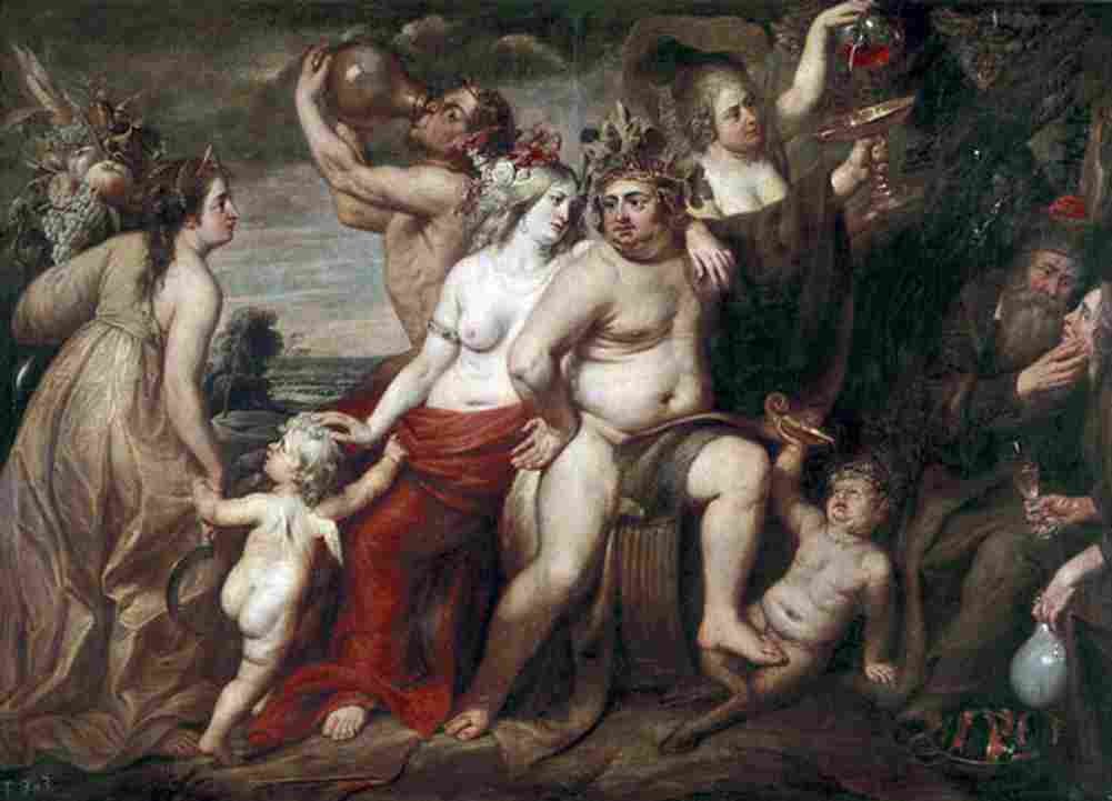 vos de cornelis the four seasons Art A4 Photo Print