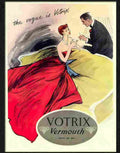 votrix vermouth 1950s 2 Advert A4 Photo Print