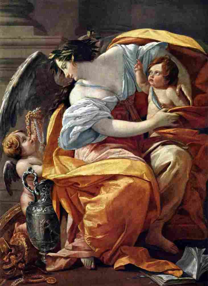 vouet simon allegory of wealth Art A4 Photo Print