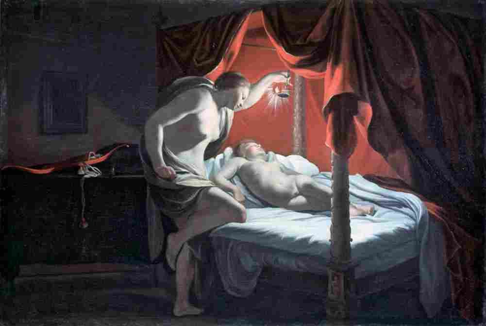 vouet simon cupid and psyche Art A4 Photo Print