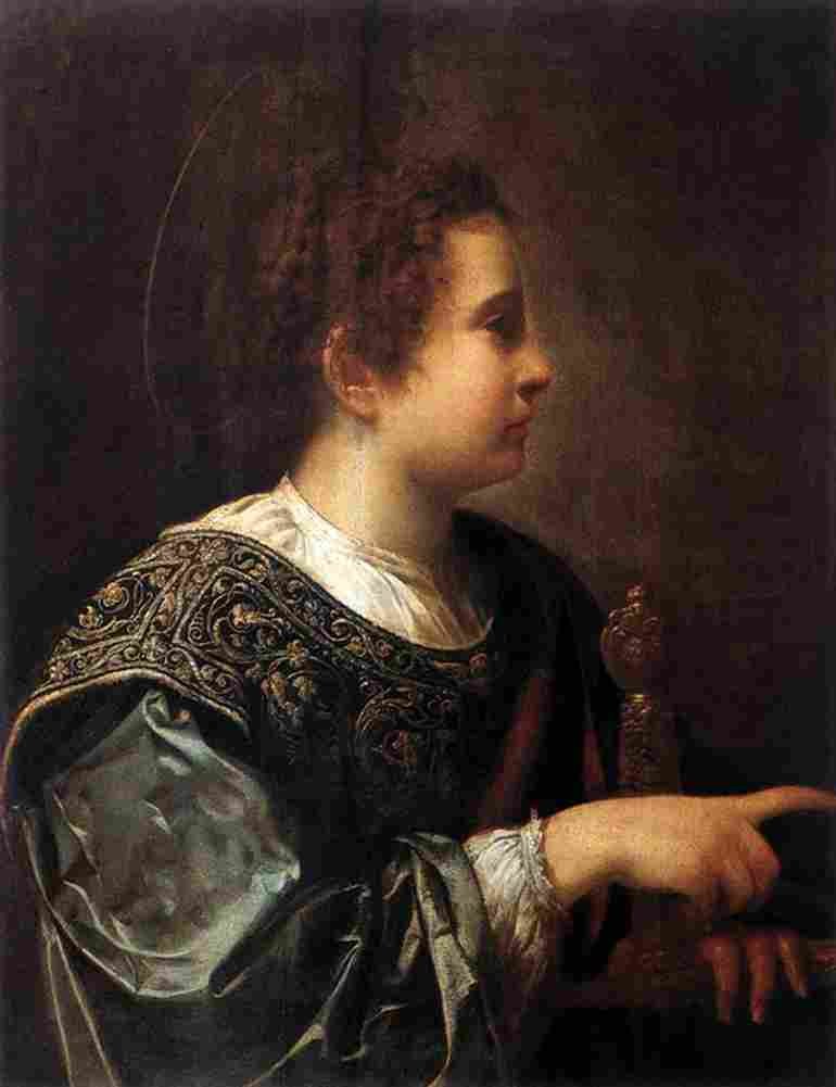 vouet simon saint catherine Art A4 Photo Print