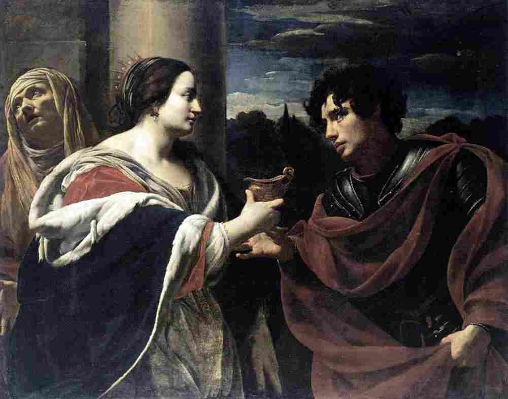 vouet simon sophonisba receiving the poisoned chalice Art A4 Photo Print