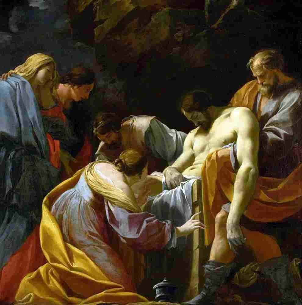 vouet simon the entombment Art A4 Photo Print