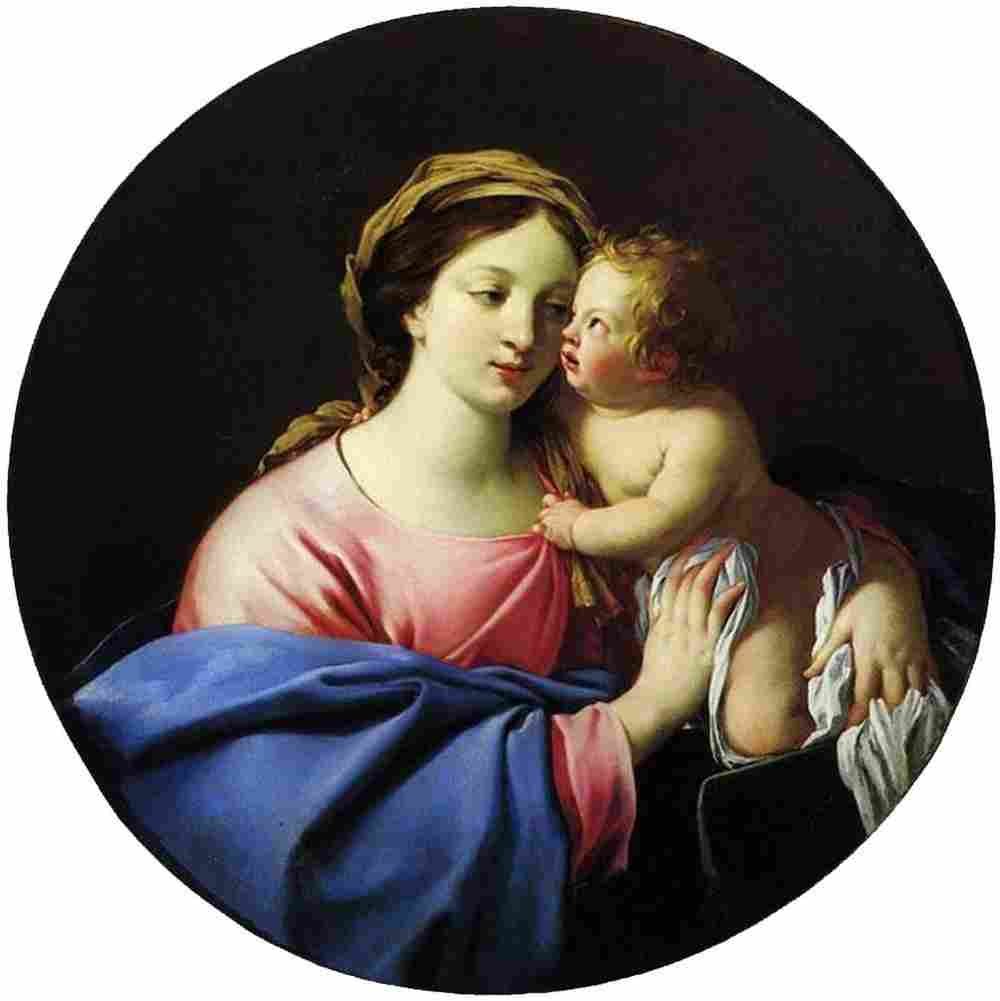 vouet simon the virgin and child Art A4 Photo Print