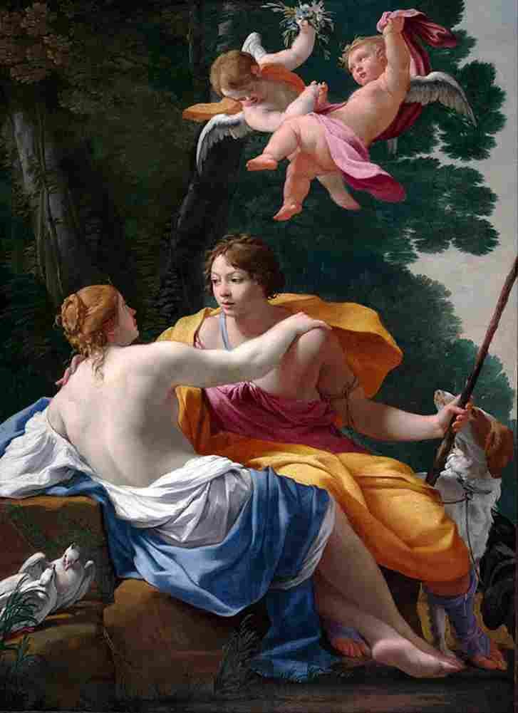 vouet simon venus and adonis Art A4 Photo Print
