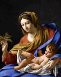 vouet simon vierge hesselin Art A4 Photo Print
