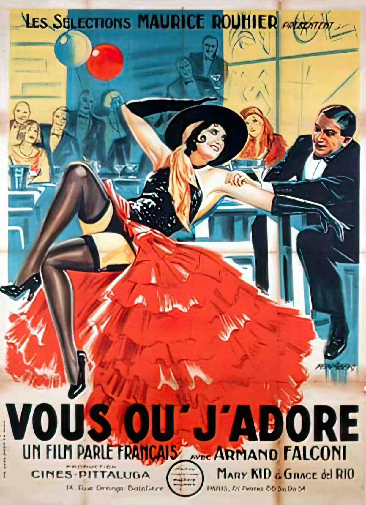 vous que j adore Advert A4 Photo Print