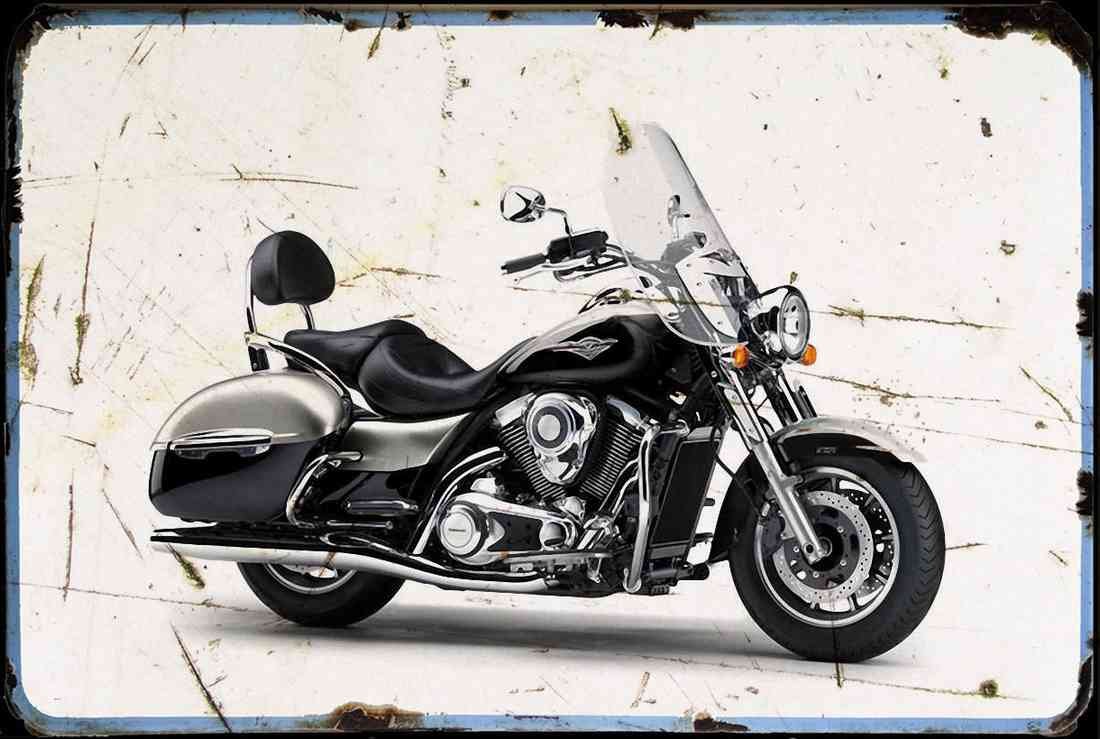 vulcan 1700 nomad Kawasaki aged A4 Photo Print