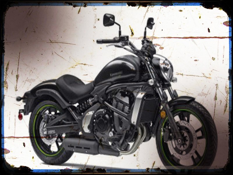 vulcan s abs A4 Photo Print Motorbike Vintage Aged