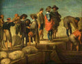 wael cornelis de harbour scene Art A4 Photo Print