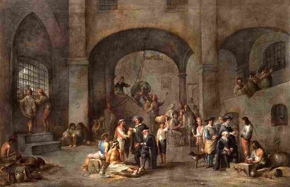 wael cornelis de to visit the imprisoned Art A4 Photo Print