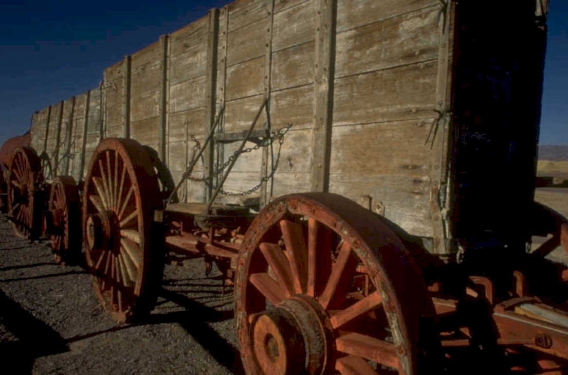 wagon desert wheels 1980s 1990s A4 Photo Print