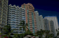 waikiki beach condominiums 1980s 1990s A4 Photo Print