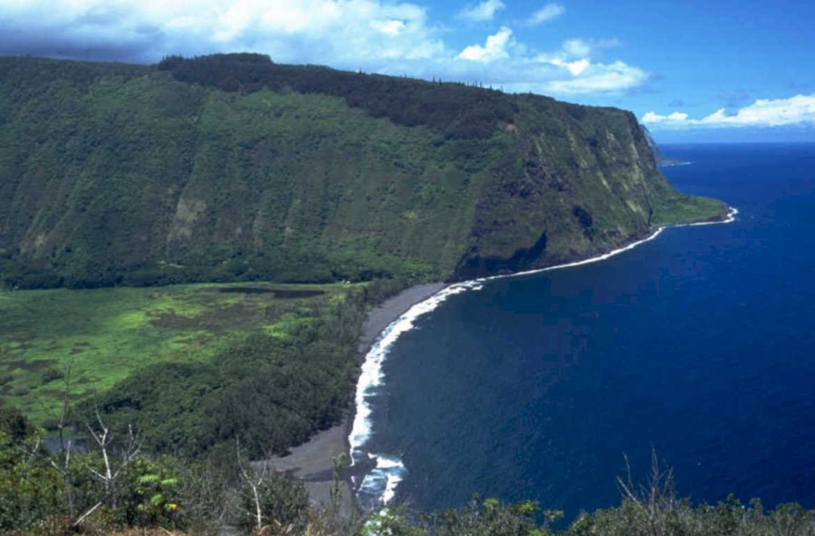 waimea coast hawaii 1980s 1990s A4 Photo Print