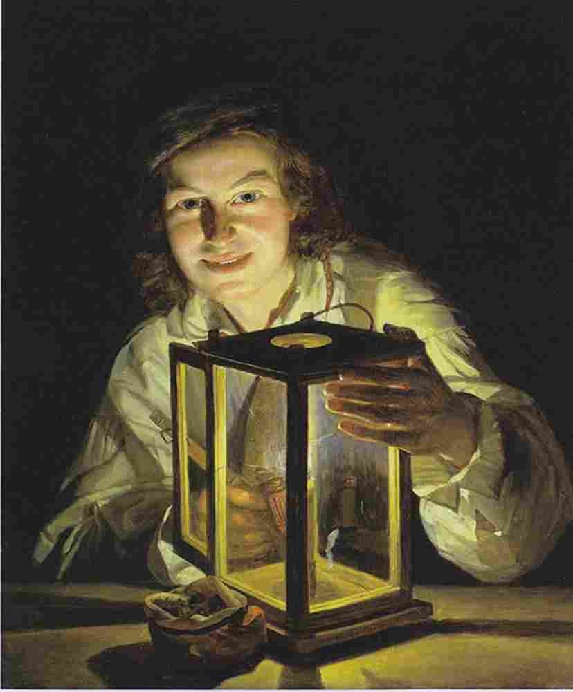 wald Boy with the Stable Lantern Art A4 Photo Print