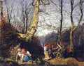wald Early Spring in the Wienerwald Art A4 Photo Print