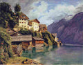 wald Hallstatt Art A4 Photo Print