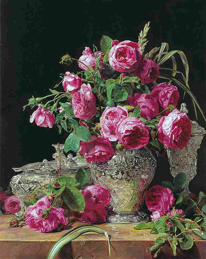 wald Roses Art A4 Photo Print