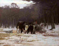 walk Hauling the Log Art A4 Photo Print