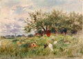 walk Watching the Turkeys Art A4 Photo Print