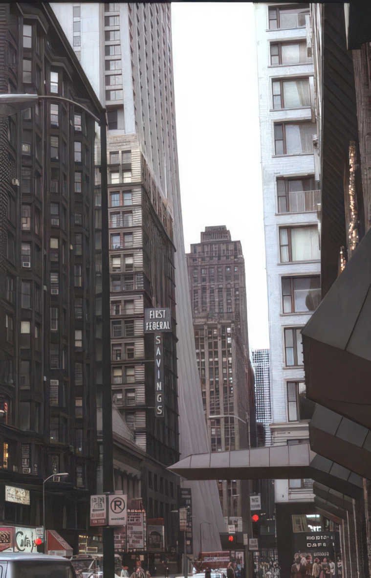 wall street first Vintage A4 Photo Print