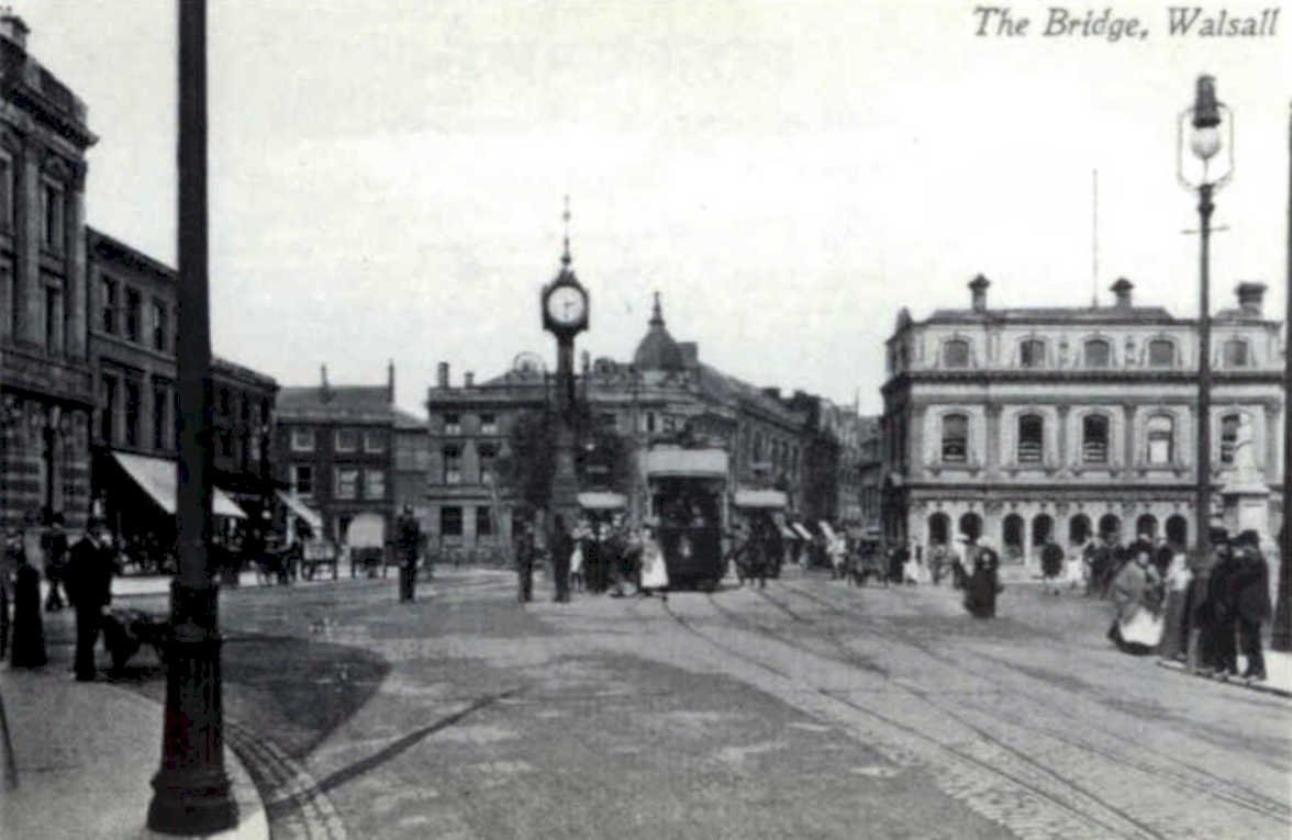 wallsend bridge clocktowerVintage 1880s 1900s A4 Photo Print