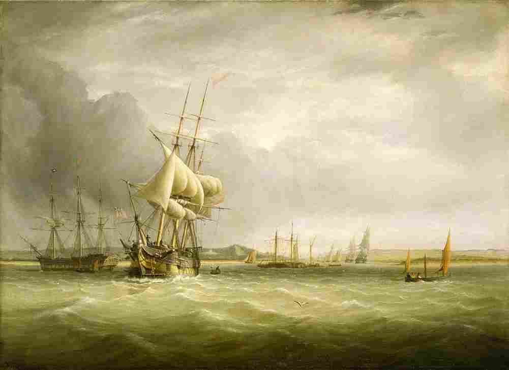 walter Shipping in the Bristol Channel Art A4 Photo Print