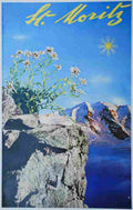 walter herdeg st moritz 1938 4 Advert A4 Photo Print