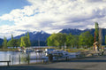 wanaka boat harbor 1980s 1990s A4 Photo Print