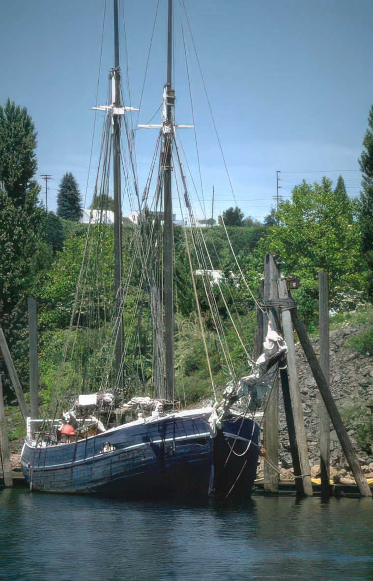 wanderer sailing ship Vintage A4 Photo Print