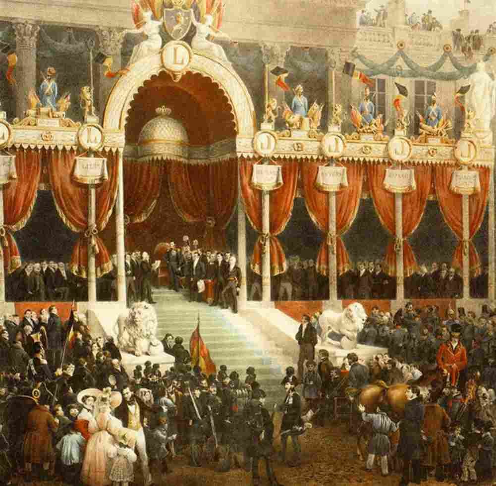 wappers swearing in of king leopold one Art A4 Photo Print