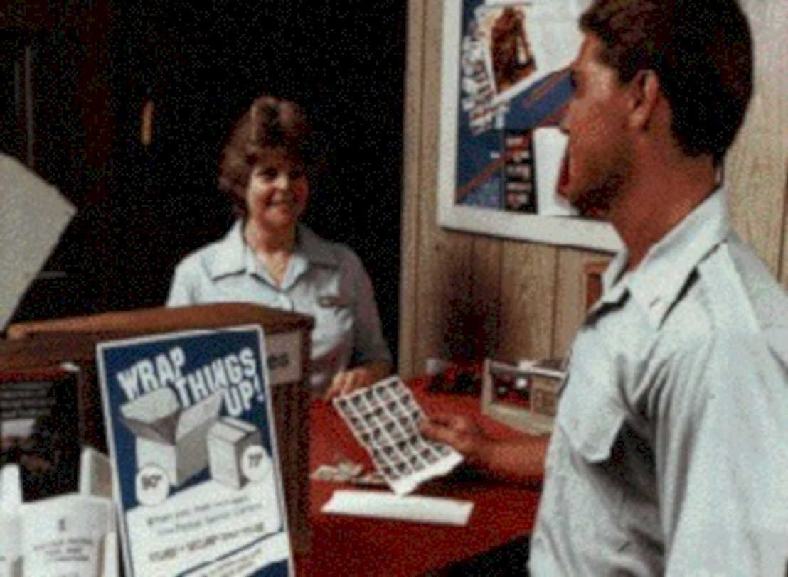 warehouse boxes sales1980s 1990s A4 Photo Print