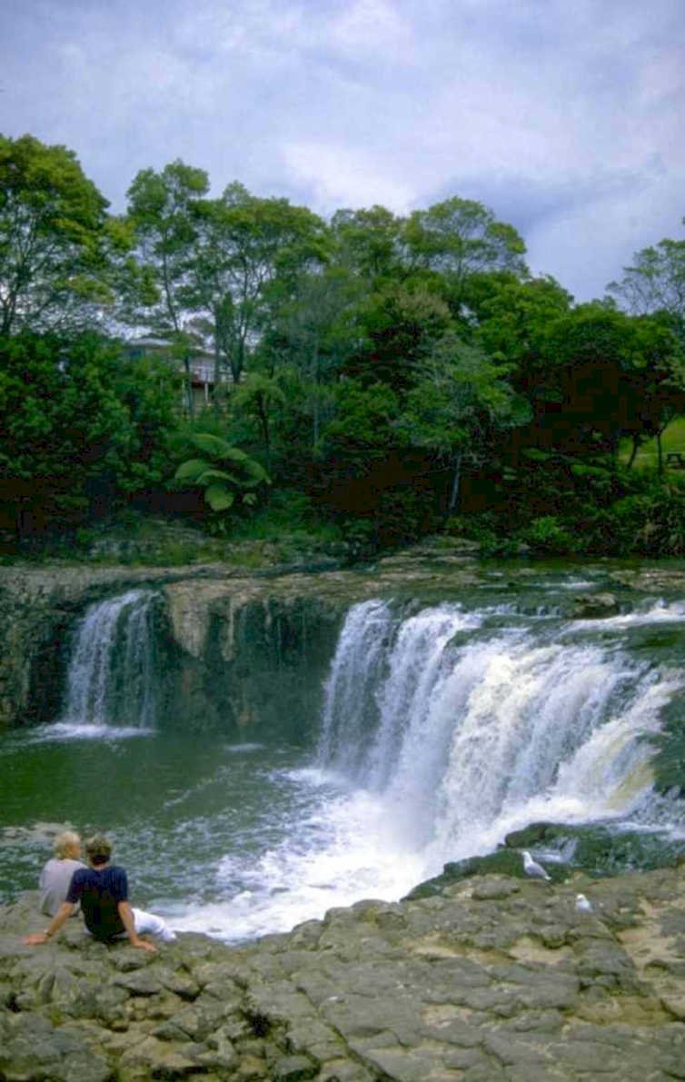 warkworth falls waterfall 1980s 1990s A4 Photo Print