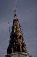 warrior teepee spears 1980s 1990s A4 Photo Print