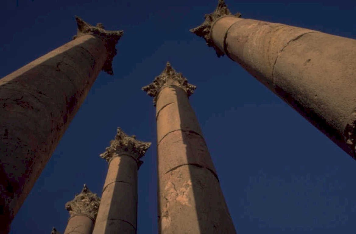 washington corinthian columns 1980s 1990s A4 Photo Print