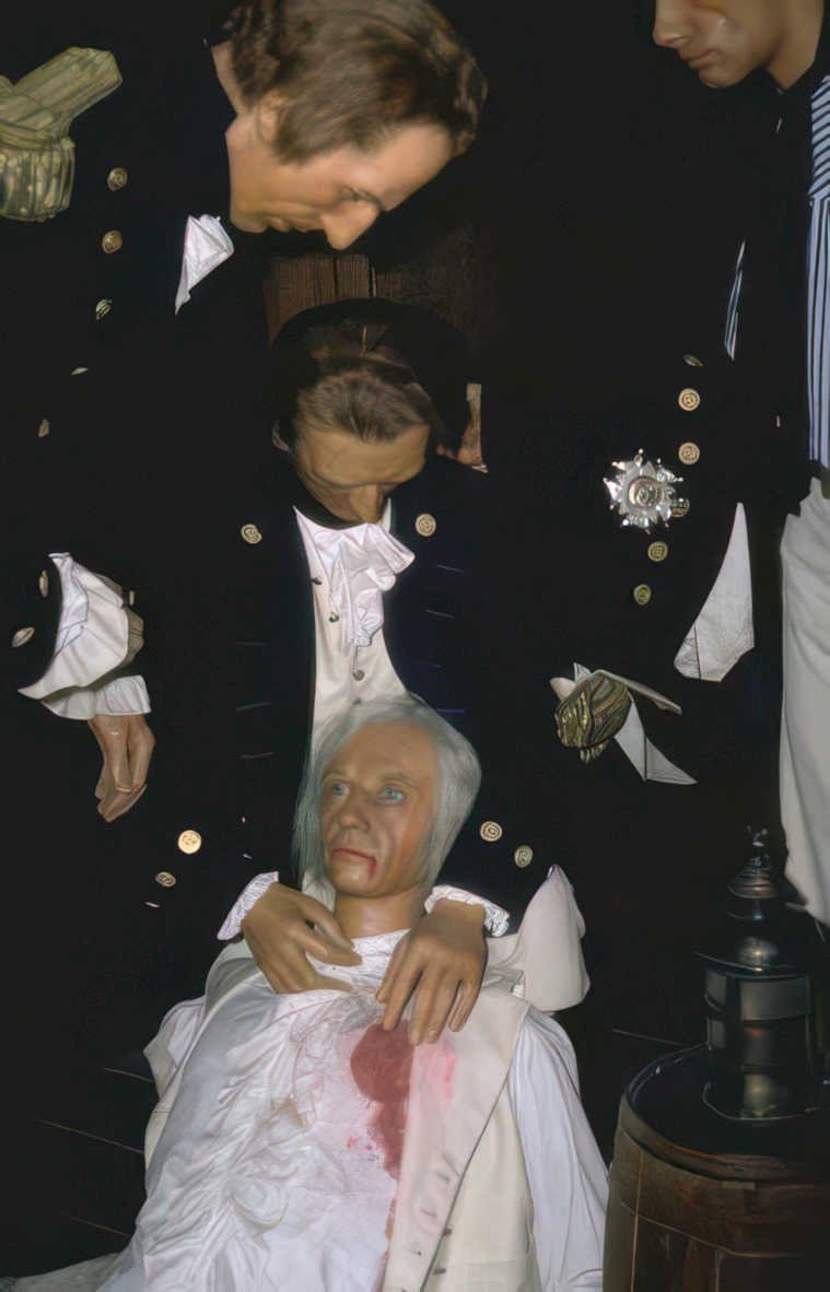 washington figures table Vintage A4 Photo Print
