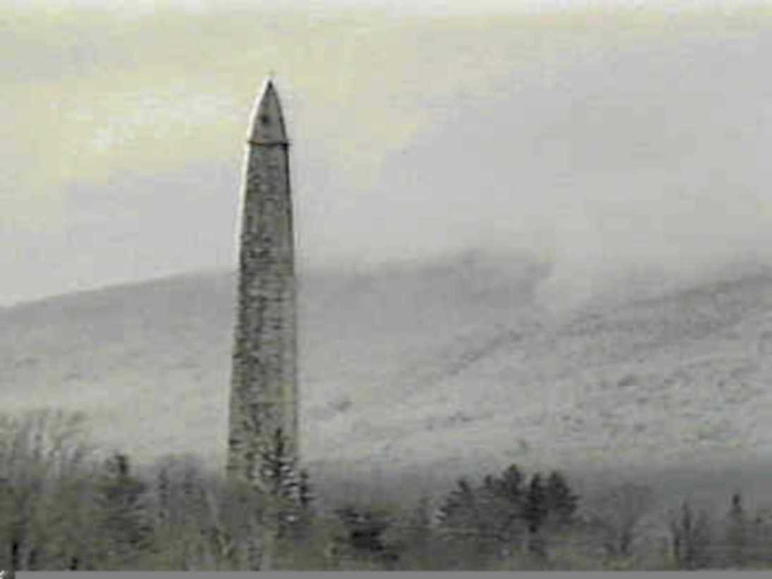washington monument fog1980s 1990s A4 Photo Print