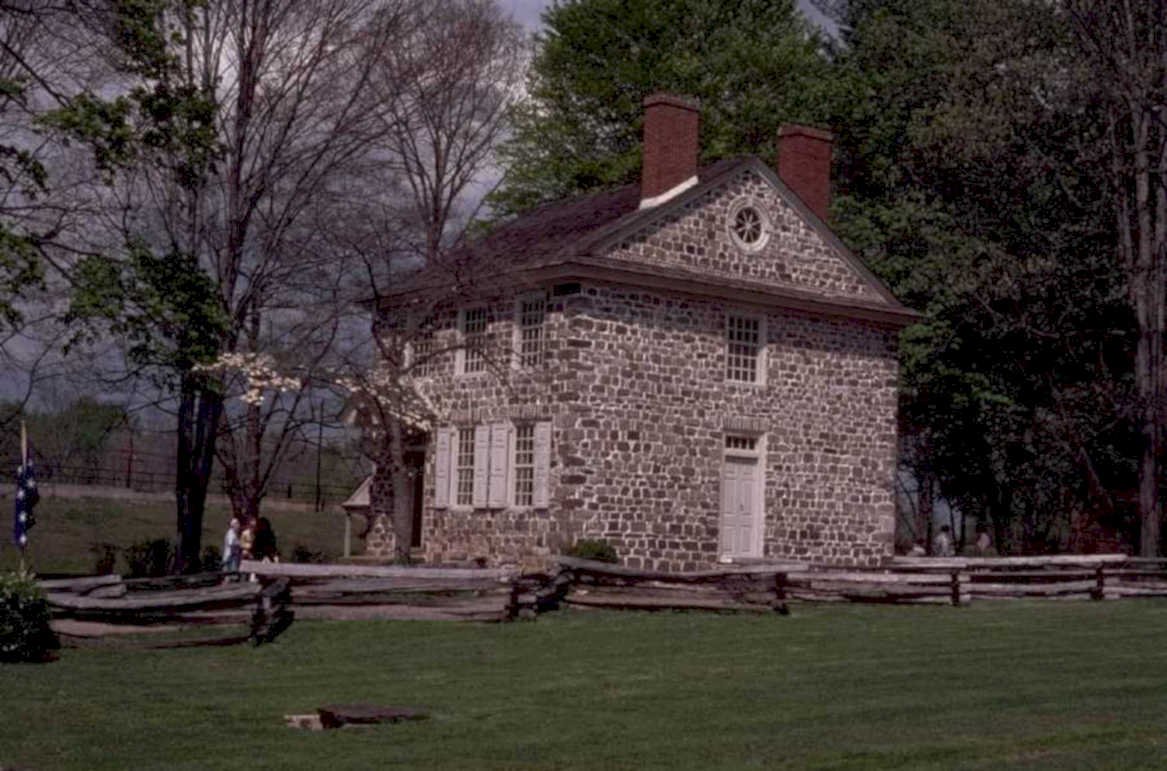 washingtons crossing house 1980s 1990s A4 Photo Print