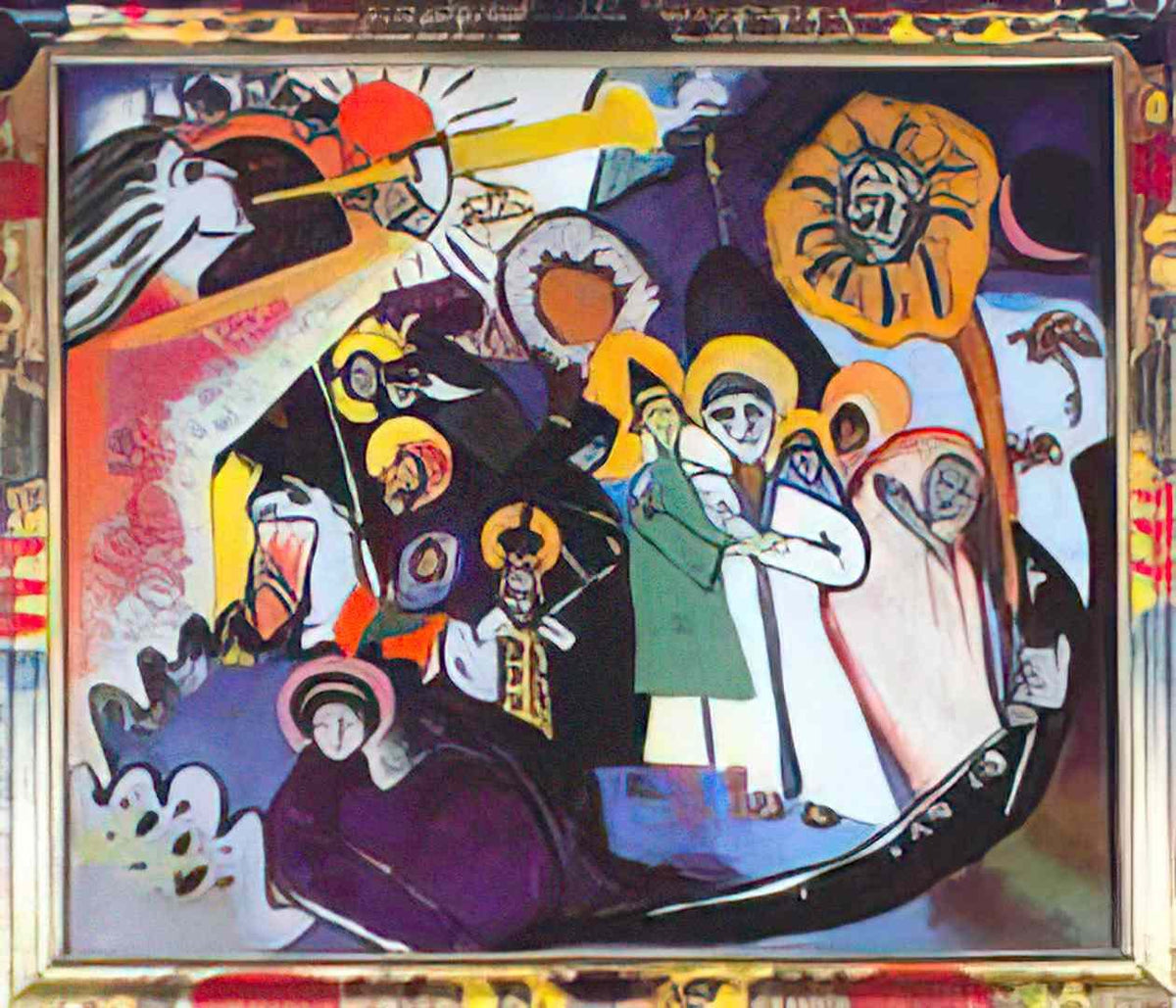 wassily kandinsky all saints day i 191 Art A4 Photo Print