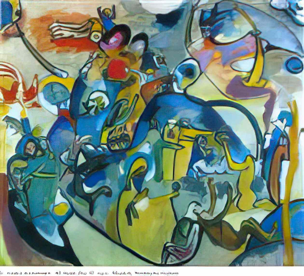 wassily kandinsky all saints day ii 191 Art A4 Photo Print